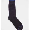 Kenji 1 Pair Random Plated Crew Length Socks In Black/Blue -Coats Sales Store 966000340 1 720x928