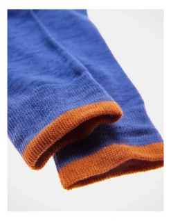 Kenji 1 Pair Random Plated Crew Length Socks In Blue -Coats Sales Store 966000430 2 720x928
