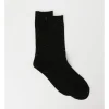 Kenji 1 Pair Ribbed Boot Crew Length Socks In Black -Coats Sales Store 966000610 1 720x928