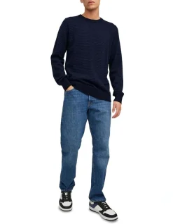 Jack & Jones Atlas Knit Pullover In Mood Indigo -Coats Sales Store 966807910 6 720x928