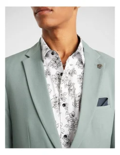 Yd. Felix Stretch Blazer In Green -Coats Sales Store 967355470 3 720x928