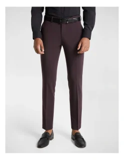 Yd. Orlando Skinny Dress Pant In Purple