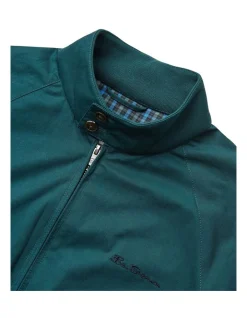 Ben Sherman Signature Harrington Jacket In Green -Coats Sales Store 970812910 5 720x928