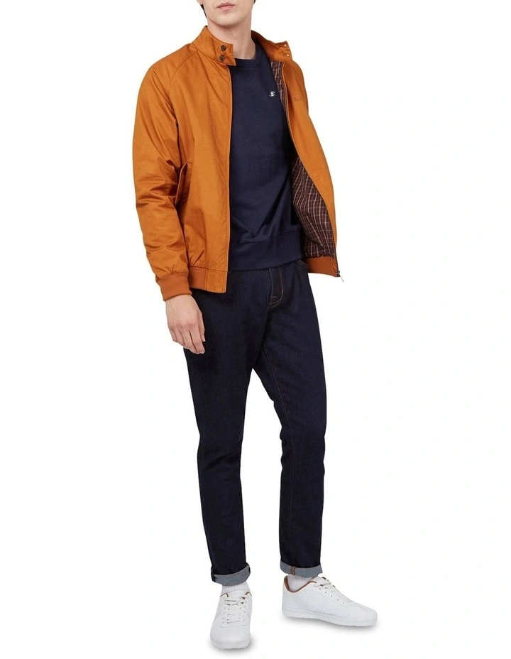 Ben Sherman B Logo Crew Sweat Top In Blue 6 Ben Sherman B Logo Crew Sweat Top In Blue - Image 4