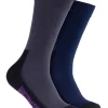 Mitch Dowd 2 Pack Plain Cotton Indestructibles Crew Socks In Multi -Coats Sales Store 970982290 1 1 720x928