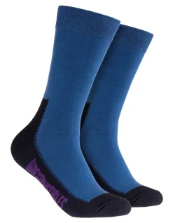 Mitch Dowd 2 Pack Plain Cotton Indestructibles Crew Socks In Blue -Coats Sales Store 970982380 3 1 720x928