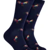 Mitch Dowd Rowdy Roosters Bamboo Comfort Crew Socks In Navy -Coats Sales Store 970982740 1 720x928