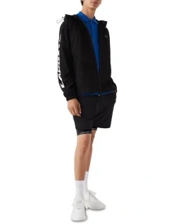 Lacoste Active Zip Front Jacket In Black