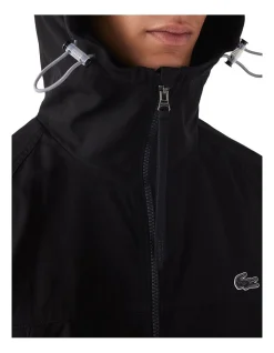 Lacoste Active Zip Front Jacket In Black -Coats Sales Store 974868220 5 720x928