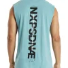 Nena & Pasadena Blackout Scoop Back Muscle Tee In Blue -Coats Sales Store 975914650 1 720x928