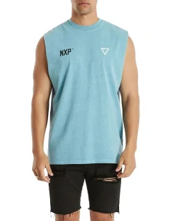 Nena & Pasadena Unbreakable Rocker Fit Muscle Tee In Blue -Coats Sales Store 975914830 2 720x928