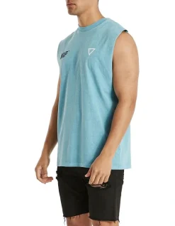 Nena & Pasadena Unbreakable Rocker Fit Muscle Tee In Blue -Coats Sales Store 975914830 3 720x928