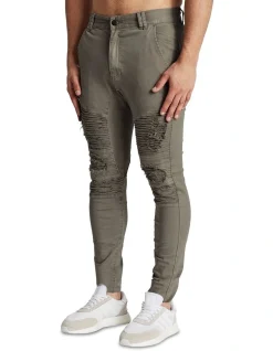 Nena & Pasadena Wildcat Slim Jean In Green -Coats Sales Store 976556800 2 720x928