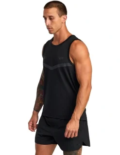 RVCA Runner Tank In Black -Coats Sales Store 977646430 3 720x928