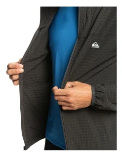 Quiksilver The Endurance Zip-Up Hoodie In Black -Coats Sales Store 977984920 5 720x928