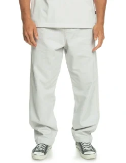 Quiksilver Saturn Beach Cruiser Elasticated Pants In Grey