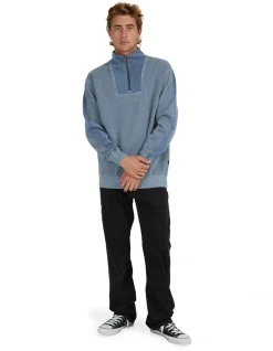 Quiksilver Vacancy Half Zip Fleece In Grey -Coats Sales Store 977990410 5 720x928