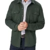 Gazman Comfort Shacket In Green -Coats Sales Store 978386950 1 720x928