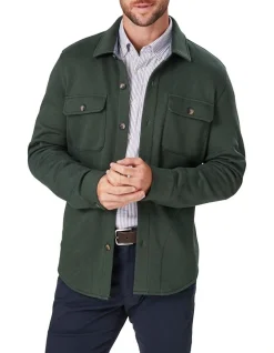 Gazman Comfort Shacket In Green