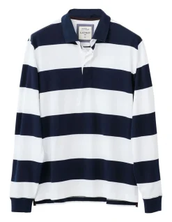 Gazman Block Stripe Rugby In Navy -Coats Sales Store 978388930 4 720x928