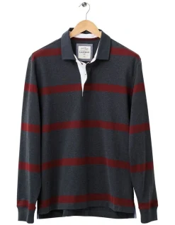 Gazman Bretton Stripe Rugby Charcoal -Coats Sales Store 978389020 4 720x928