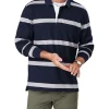Gazman Bretton Stripe Rugby In Navy