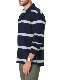 Gazman Bretton Stripe Rugby In Navy 9 Gazman Bretton Stripe Rugby In Navy -Coats Sales Store 978389110 4 720x928