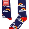 Foot-ies Coke Skies Socks In Navy