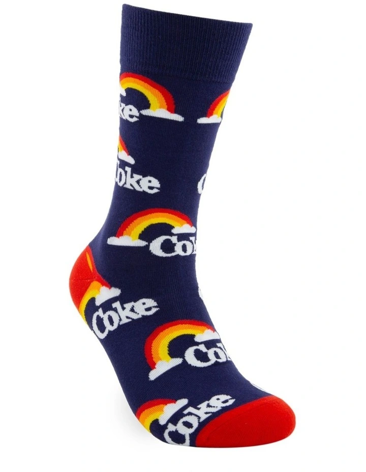 Foot-ies Coke Skies Socks In Navy 4 Foot-ies Coke Skies Socks In Navy - Image 2