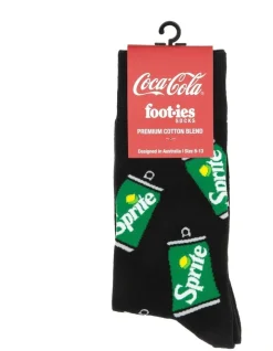 Foot-ies Sprite Cans Socks In Black 7 Foot-ies Sprite Cans Socks In Black -Coats Sales Store 978636340 3 720x928