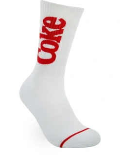 Foot-ies Enjoy Coke Sneaker Socks In Red/White 11 Foot-ies Enjoy Coke Sneaker Socks In Red/White -Coats Sales Store 978637150 4 720x928