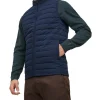 Jack & Jones Recycle Bodywarmer In Navy Blazer