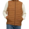 Jack & Jones Recycle Bodywarmer In Rubber Brown