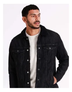 Jack & Jones Jean Denim Jacket In Black -Coats Sales Store 979523200 3 1 720x928