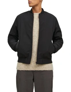 Jack & Jones Carlton Bomber Jacket In Black