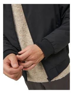 Jack & Jones Carlton Bomber Jacket In Black -Coats Sales Store 979524010 3 720x928