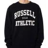 Russell Athletic Sampson Sweat In Black -Coats Sales Store 980192260 1 720x928