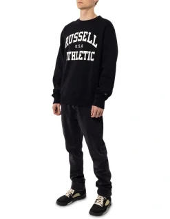 Russell Athletic Sampson Sweat In Black -Coats Sales Store 980192260 4 720x928