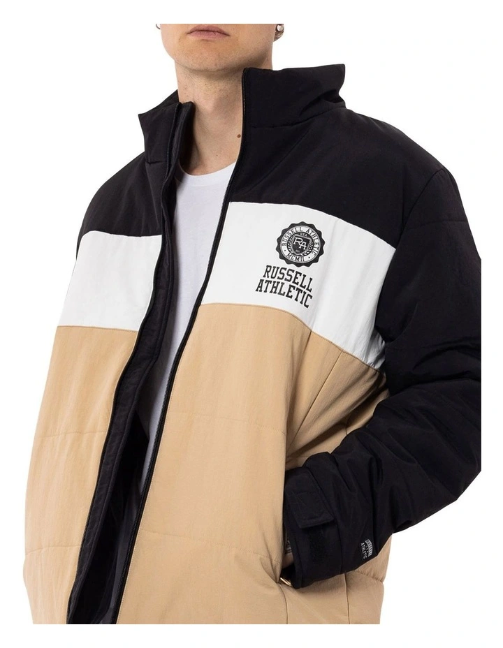 Russell Athletic Carter Puffer Jacket In Beige 4 Russell Athletic Carter Puffer Jacket In Beige - Image 2
