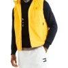 Tommy Hilfiger Mix Media Hooded Vest In Yellow 2 Tommy Hilfiger Mix Media Hooded Vest In Yellow -Coats Sales Store 980248690 1 720x928