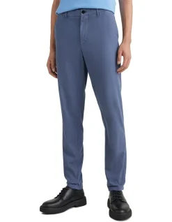 Tommy Hilfiger Chelsea Tapered Honeycomb Pant In Blue