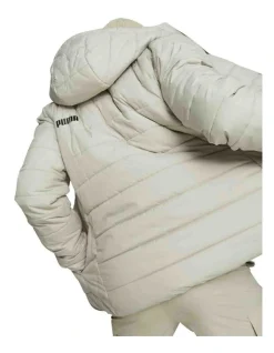 Puma Essentials Hooded Padded Jacket In Grey -Coats Sales Store 980331220 3 720x928