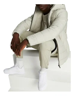 Puma Essentials Hooded Padded Jacket In Grey -Coats Sales Store 980331220 5 720x928