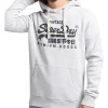 Superdry Vintage Logo Heritage Hood In Grey