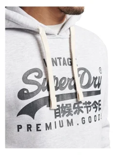 Superdry Vintage Logo Heritage Hood In Grey -Coats Sales Store 981030970 5 720x928