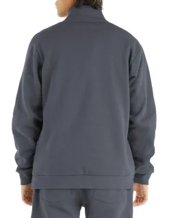 NYATH Sports Club Quarter Zip Sweater In Charcoal -Coats Sales Store 981456940 4 720x928