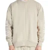 NYATH Arthur Crew Sweater With Logo Embroidery In Light Grey