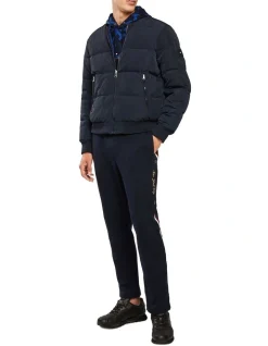 Tommy Hilfiger Reversible Down Seersucker Bomber In Desert Sky -Coats Sales Store 982708750 4 720x928