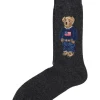 Polo Ralph Lauren Polo Bear Wool-Blend Crew Socks In Grey -Coats Sales Store 982777240 1 720x928