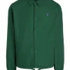 Polo Ralph Lauren Poplin Coach Jacket In Green -Coats Sales Store 982783900 1 720x928